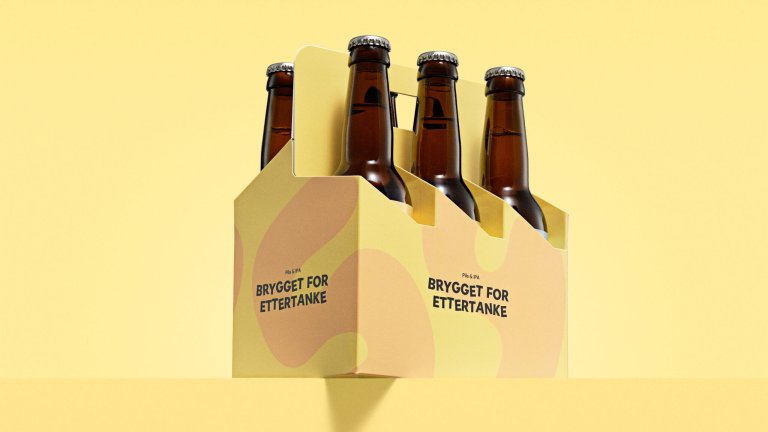 en sixpack med alkoholfri øl