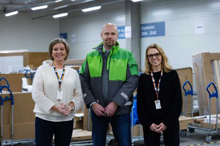 Representanter fra IKEA og Bring.